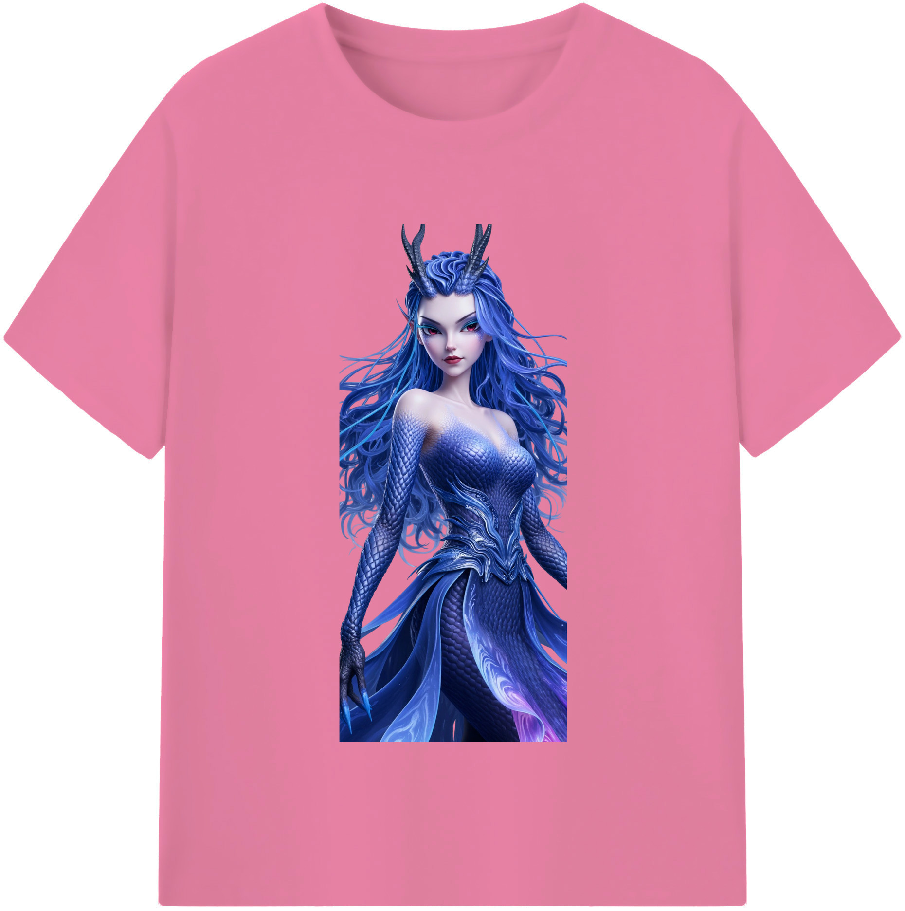 （画像用） Ne Zha 2 ナタ 魔童の大暴れ 綿100％半袖Tシャツ（フロントプリント）
